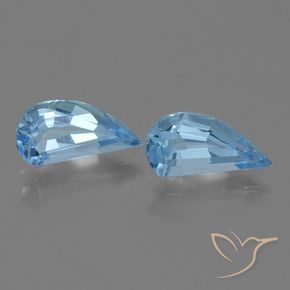 Pedras preciosas de Topázio Céu azul natural de 2.68 ct, Chique, VVS