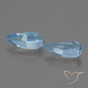 Pedras preciosas de Topázio Azul Suíço natural de 2.90 ct, Chique, VVS