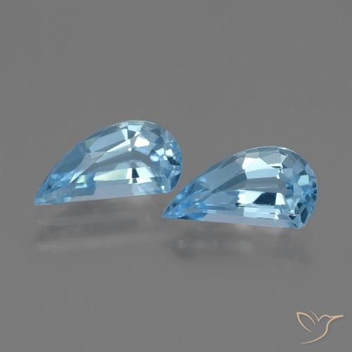 2.58ctw Natural Azul Suíço Topázio, Chique, VVS-VS