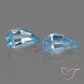 Pedras preciosas de Topázio Azul Suíço natural de 2.58 ct, Chique, VVS-VS