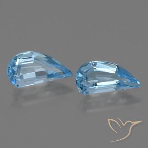 Pedras preciosas de Topázio Azul Suíço natural de 2.70 ct, Chique, VVS-VS