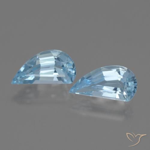 2.76ctw Natural Azul Suíço Topázio, Chique, VVS