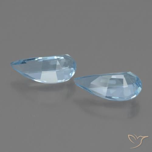 Pedras preciosas de Topázio Azul Suíço natural de 2.76 ct, Chique, VVS