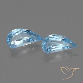 Pedras preciosas de Topázio Céu azul natural de 2.53 ct, Chique, VVS