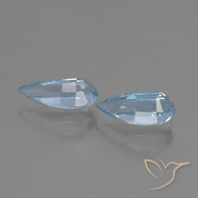 Pedras preciosas de Topázio Céu azul natural de 2.80 ct, Chique, VVS-VS