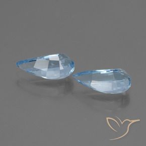 Pedras preciosas de Topázio Azul Suíço natural de 2.73 ct, Chique, VVS