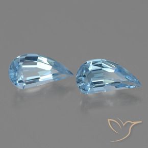 Pedras preciosas de Topázio Azul Suíço natural de 2.65 ct, Chique, VVS-VS