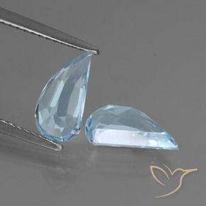 Pedras preciosas de Topázio Céu azul natural de 2.81 ct, Chique, VVS-VS