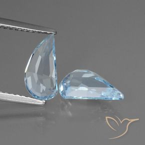 Pedras preciosas de Topázio Céu azul natural de 2.79 ct, Chique, VVS-VS