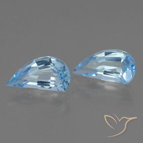 Pedras preciosas de Topázio Céu azul natural de 2.78 ct, Chique, VVS