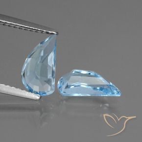 Pedras preciosas de Topázio Céu azul natural de 2.78 ct, Chique, VVS