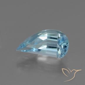 Topázio Céu azul Natural 1.36ct, Chique, VVS