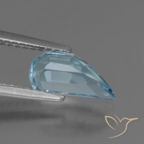 Topázio Céu azul Natural 1.36ct, Chique, VVS