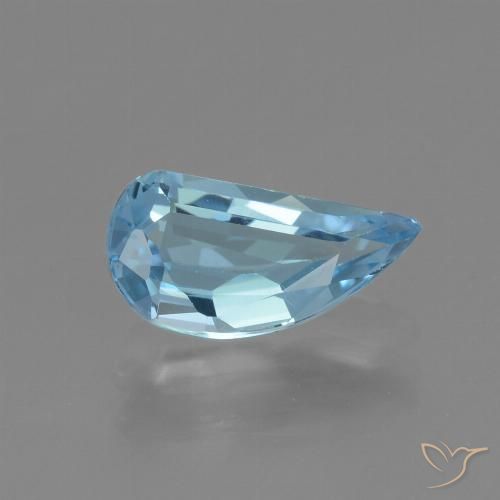 1.41ct Natural Céu azul Topázio, Chique, VVS