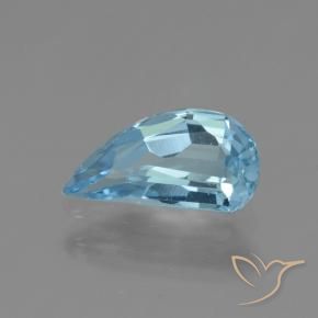 Topázio Céu azul Natural 1.41ct, Chique, VVS