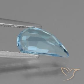 Topázio Céu azul Natural 1.41ct, Chique, VVS