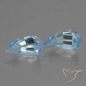 Pedras preciosas de Topázio Azul Suíço natural de 3.04 ct, Chique, VVS-VS