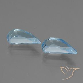 Pedras preciosas de Topázio Azul Suíço natural de 3.04 ct, Chique, VVS-VS