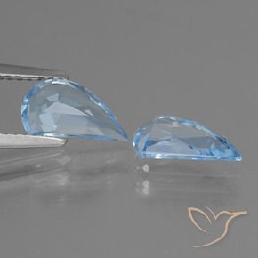 Pedras preciosas de Topázio Céu azul natural de 2.71 ct, Chique, VVS-VS