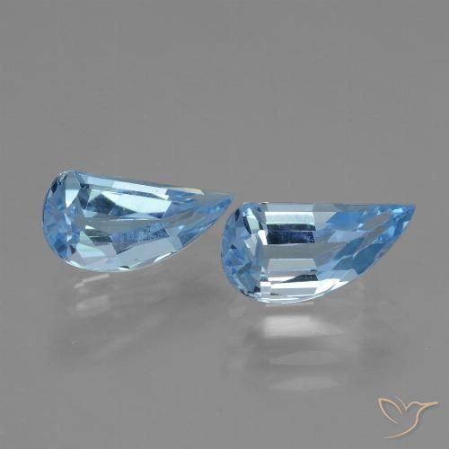 2.83ctw Natural Azul Suíço Topázio, Chique, VVS