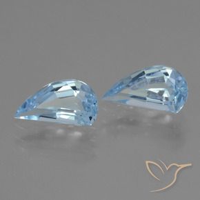 Pedras preciosas de Topázio Céu azul natural de 2.82 ct, Chique, VVS