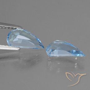 Pedras preciosas de Topázio Céu azul natural de 2.58 ct, Chique, VVS