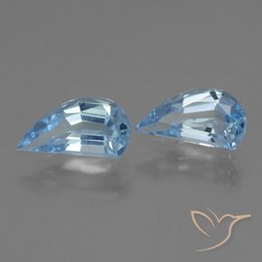 Pedras preciosas de Topázio Céu azul natural de 2.63 ct, Chique, VVS