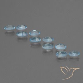Pedras preciosas de Topázio Céu azul natural de 2.79 ct, oval, VS