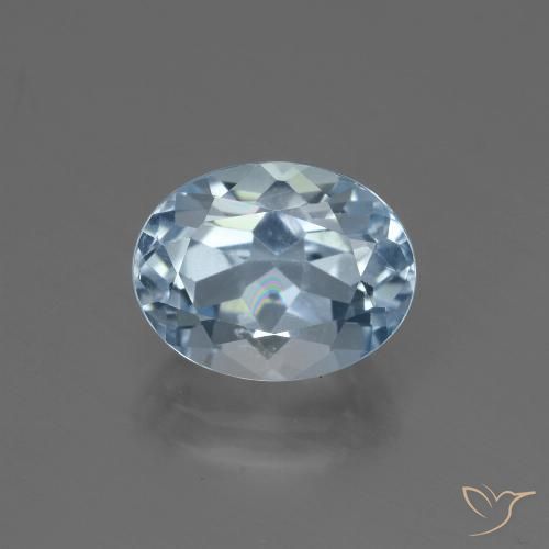 2.48ct Natural Céu azul Topázio, oval, VVS-VS