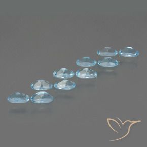 Pedras preciosas de Topázio Céu azul natural de 2.78 ct, oval, VS