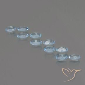 Pedras preciosas de Topázio Céu azul natural de 2.77 ct, oval, VS