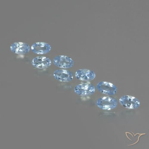 2.82ctw Natural Azul Suíço Topázio, oval, VS