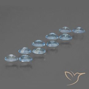 Pedras preciosas de Topázio Céu azul natural de 2.83 ct, oval, VS