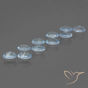 Pedras preciosas de Topázio Céu azul natural de 3.22 ct, oval, VS