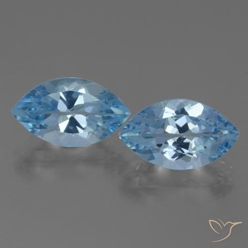 8.39ctw Natural Azul Suíço Topázio, Marquesa, VVS
