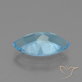 Topázio Céu azul Natural 3.80ct, Marquesa, VVS
