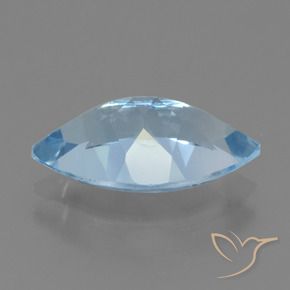 Topázio Céu azul Natural 4.11ct, Marquesa, VVS-VS