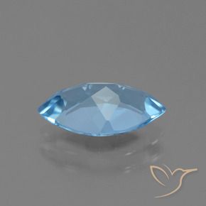 Topázio Céu azul Natural 3.57ct, Marquesa, VS