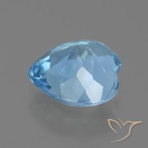 Topázio Céu azul Natural 2.76ct, Coração, VVS