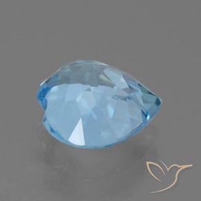 Topázio Céu azul Natural 2.83ct, Coração, VVS