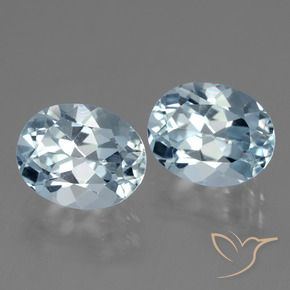 Pedras preciosas de Topázio Céu azul natural de 6.60 ct, oval, VVS-VS