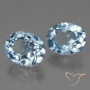 Pedras preciosas de Topázio Azul Suíço natural de 6.75 ct, oval, VVS-VS