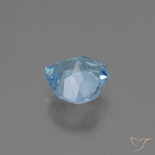 Topázio Azul Suíço Natural 2.53ct, Coração, VVS
