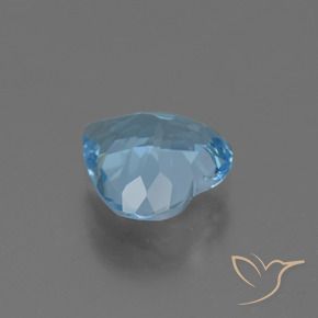 Topázio Céu azul Natural 2.44ct, Coração, VVS