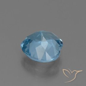 Topázio Céu azul Natural 3.11ct, Coração, VVS