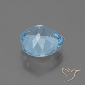 Topázio Céu azul Natural 3.19ct, Coração, VVS