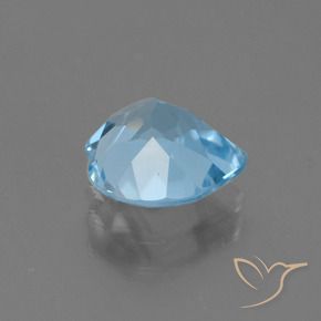 Topázio Céu azul Natural 2.71ct, Coração, VVS