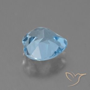 Topázio Céu azul Natural 3.01ct, Coração, VVS