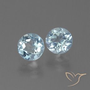 Pedras preciosas de Topázio Céu azul natural de 2.23 ct, Corte Redondo, VS