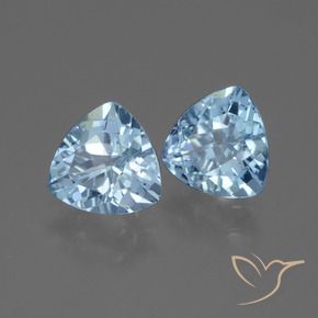 Pedras preciosas de Topázio Azul Suíço natural de 2.78 ct, Trilhão, VVS-VS